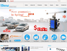 Tablet Screenshot of dy-autoequip.com